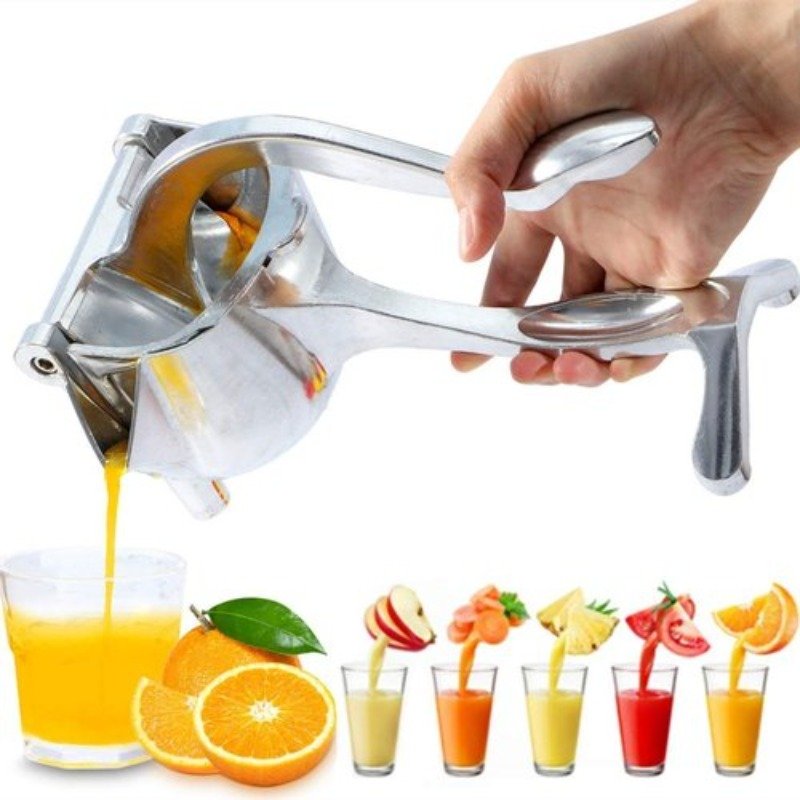 Hand Press Fruit Juicer-Aluminium