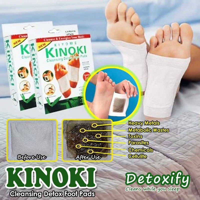 2 Packet (20 pcs) Original kinoki detox foot pad